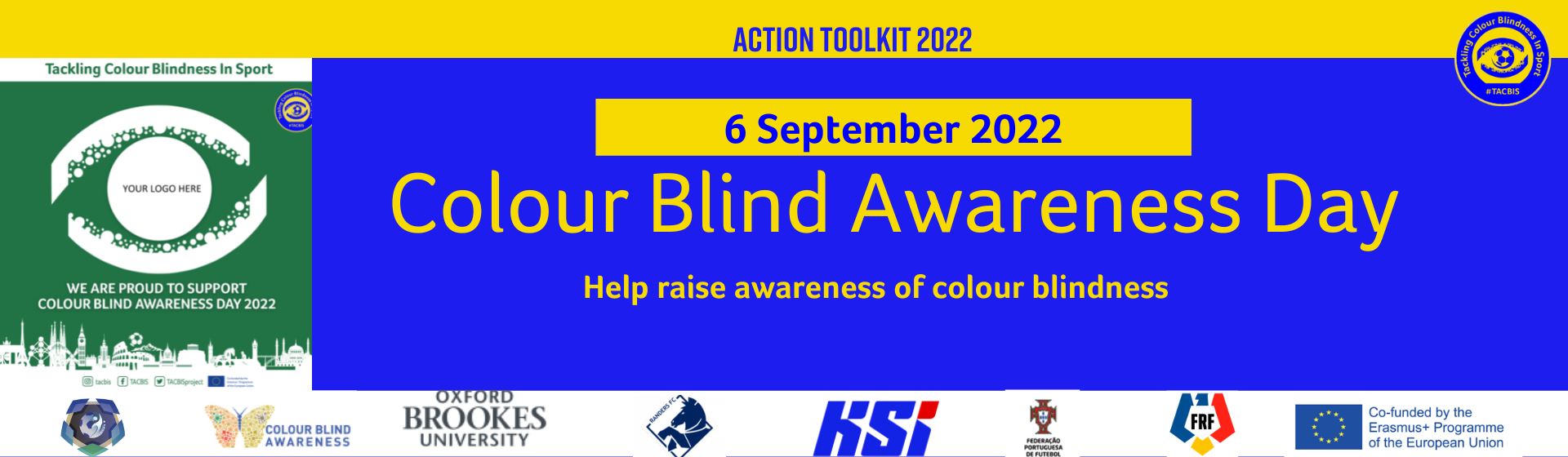 Join us on September 6th: Colour Blind Awareness Day 2022 header